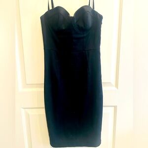 Black mini dress by Marciano, size 4.